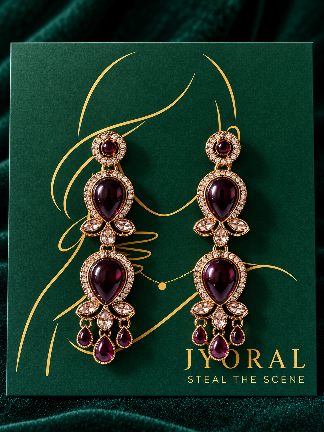 Ruhani Cascade Earrings ✨