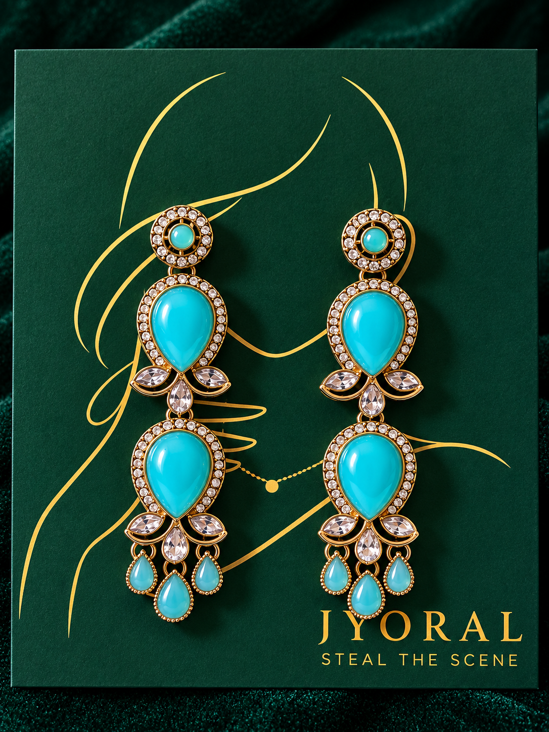 Ruhani Cascade Earrings ✨