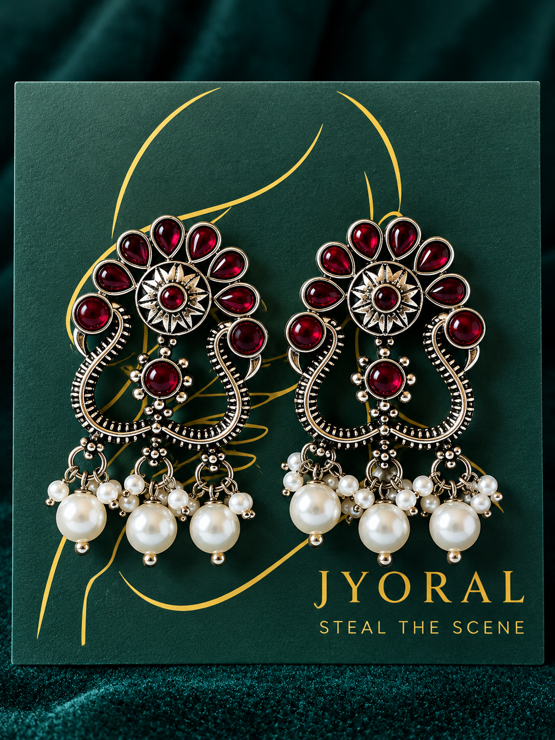 Surya Mayura Earrings ✨