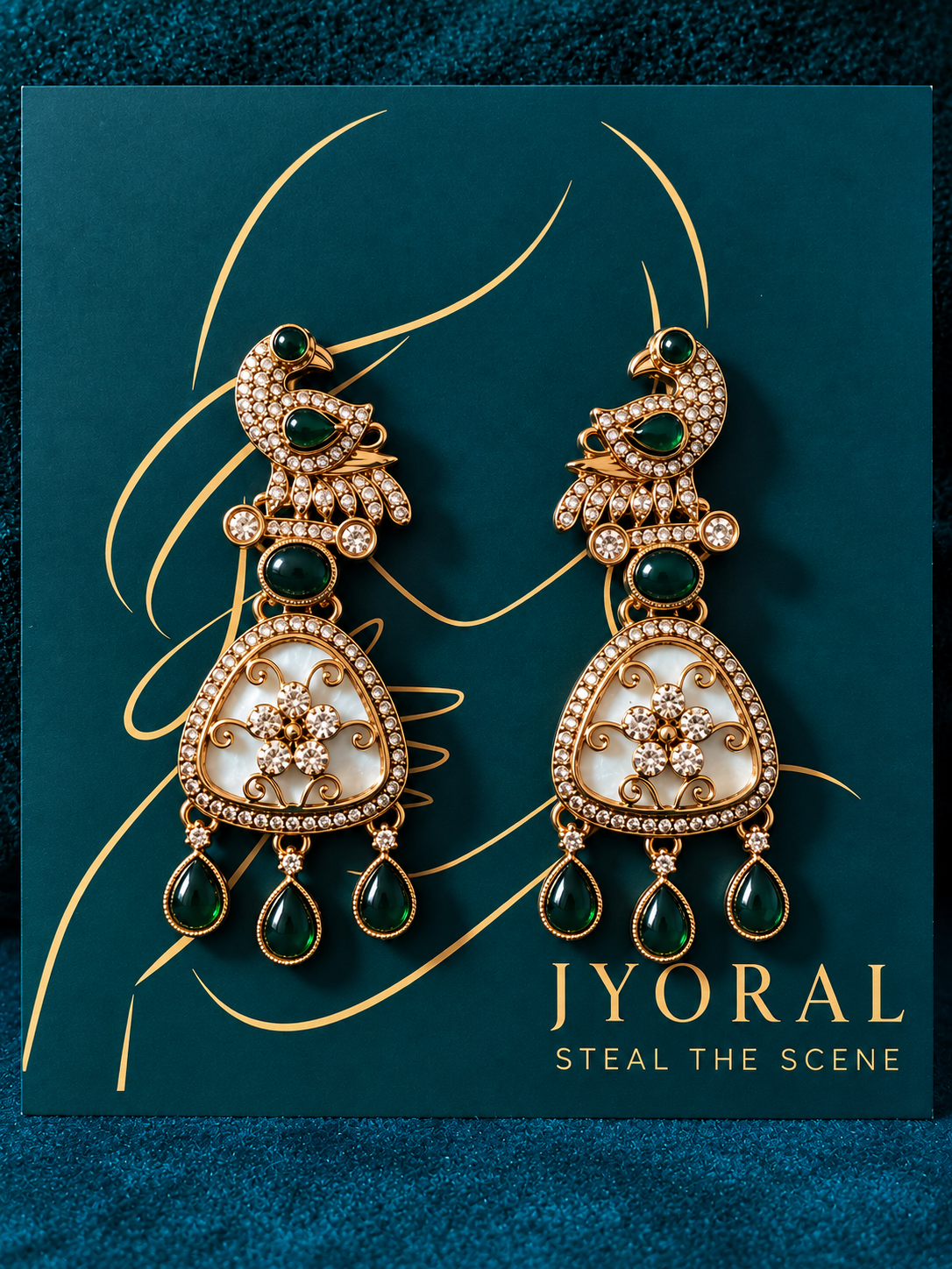 Mayura Mahal Earrings ✨