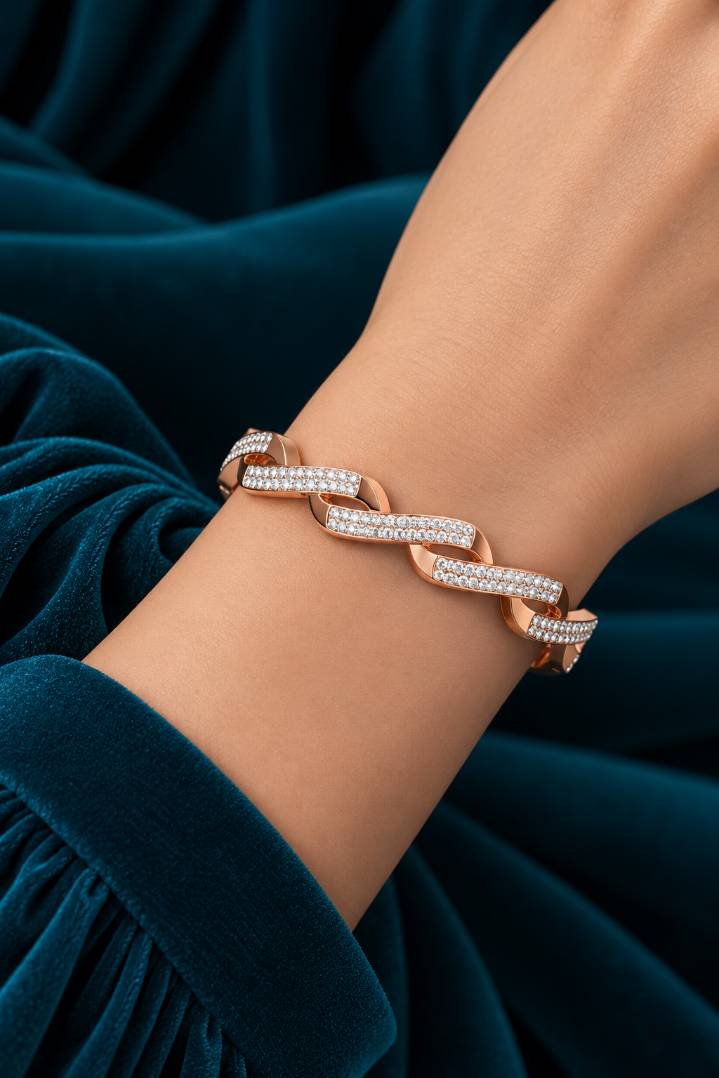 Rose Link Bracelet