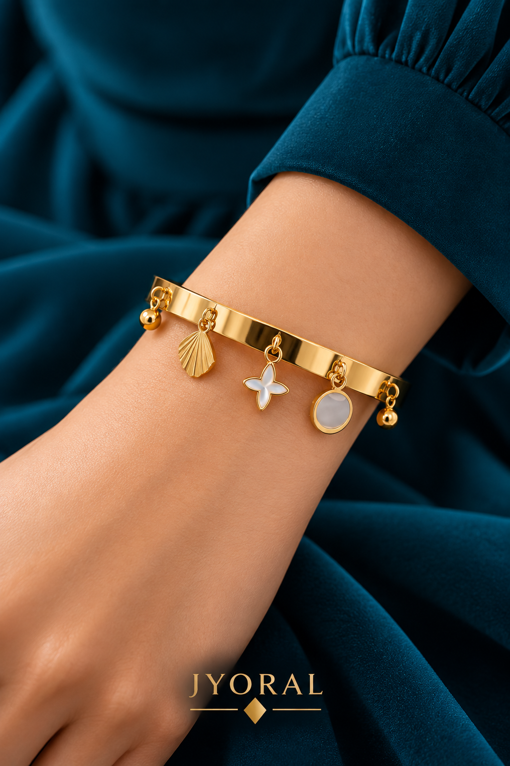Golden Charm Bracelet