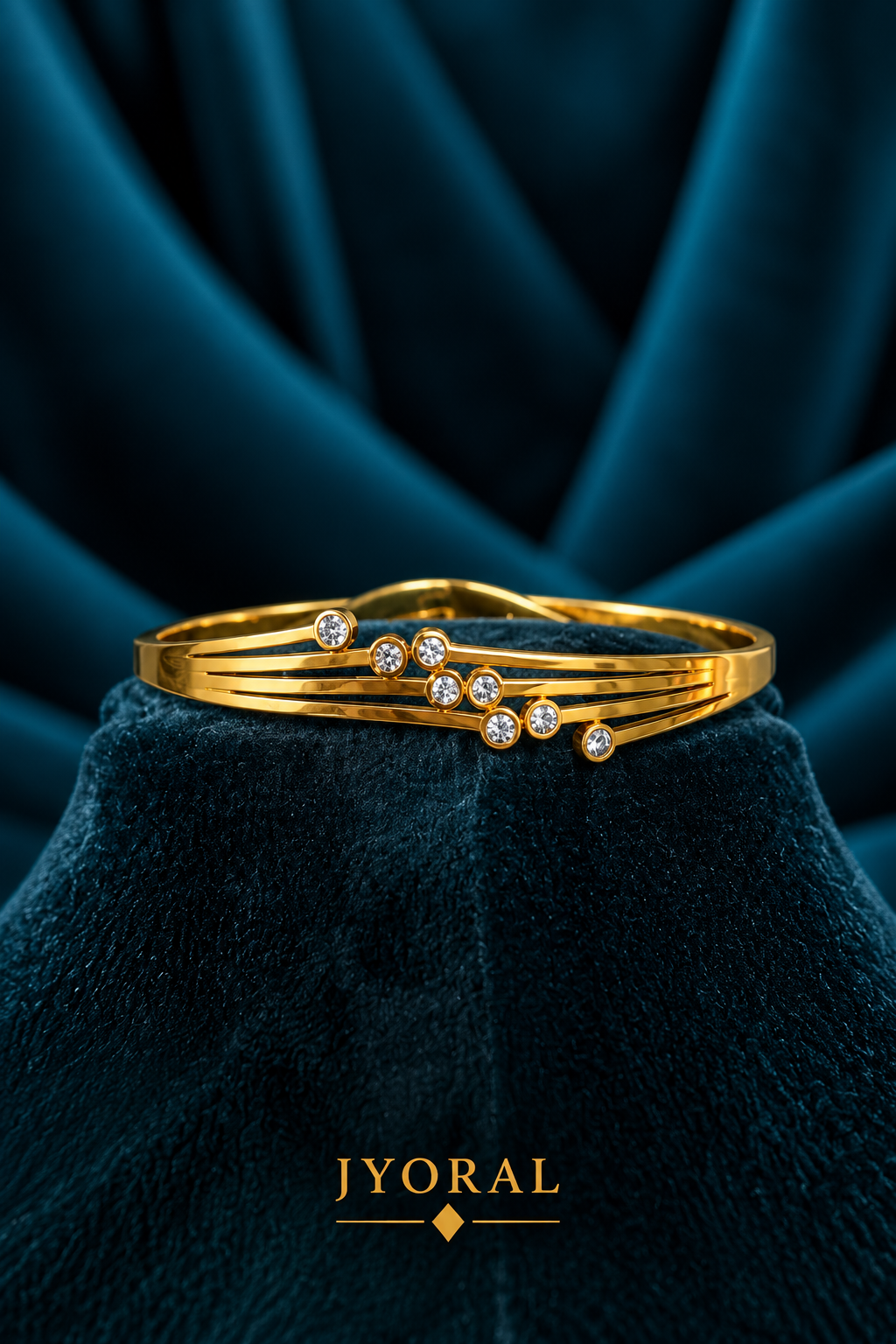 Golden Cascade Bracelet