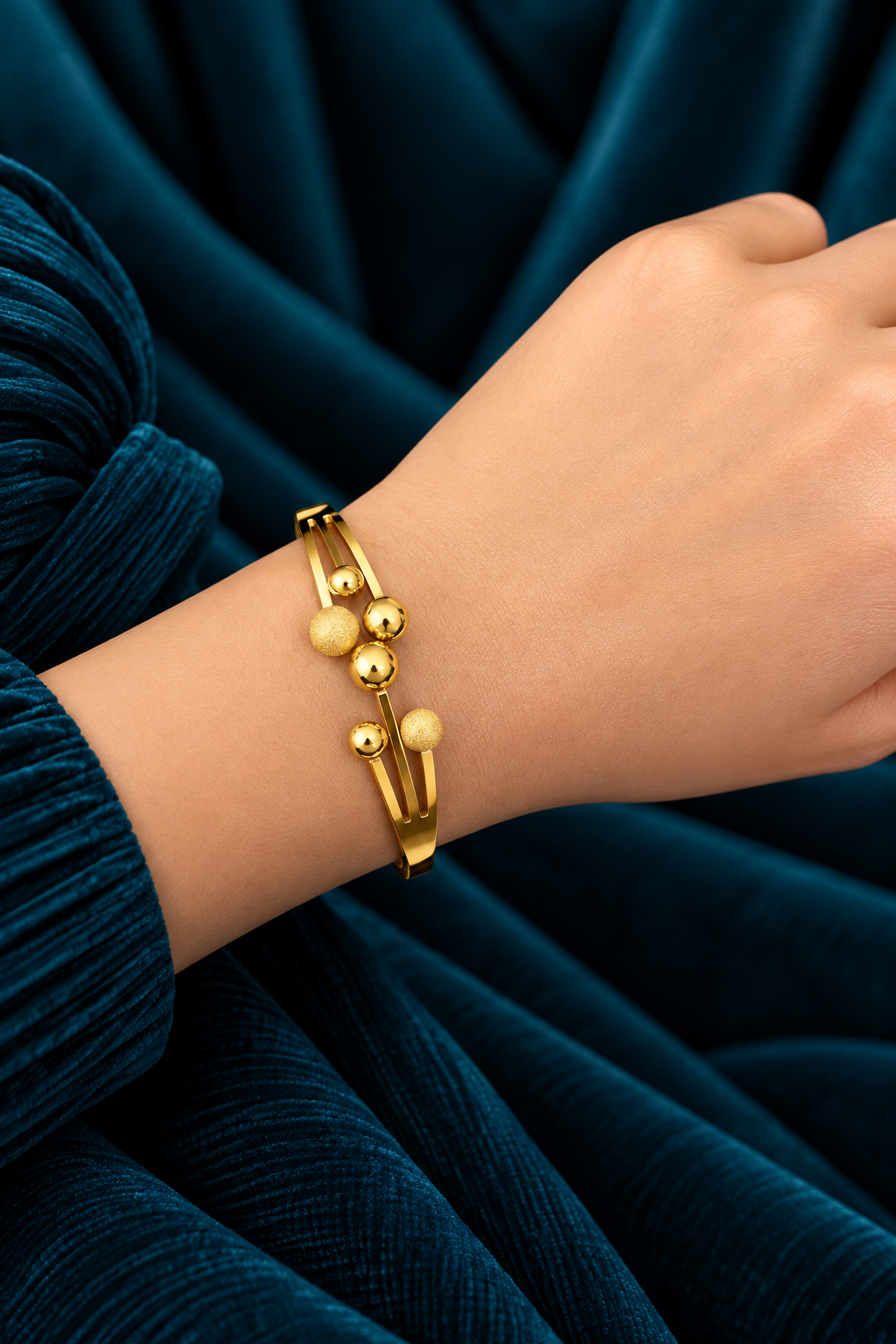 Golden Orbit Bracelet