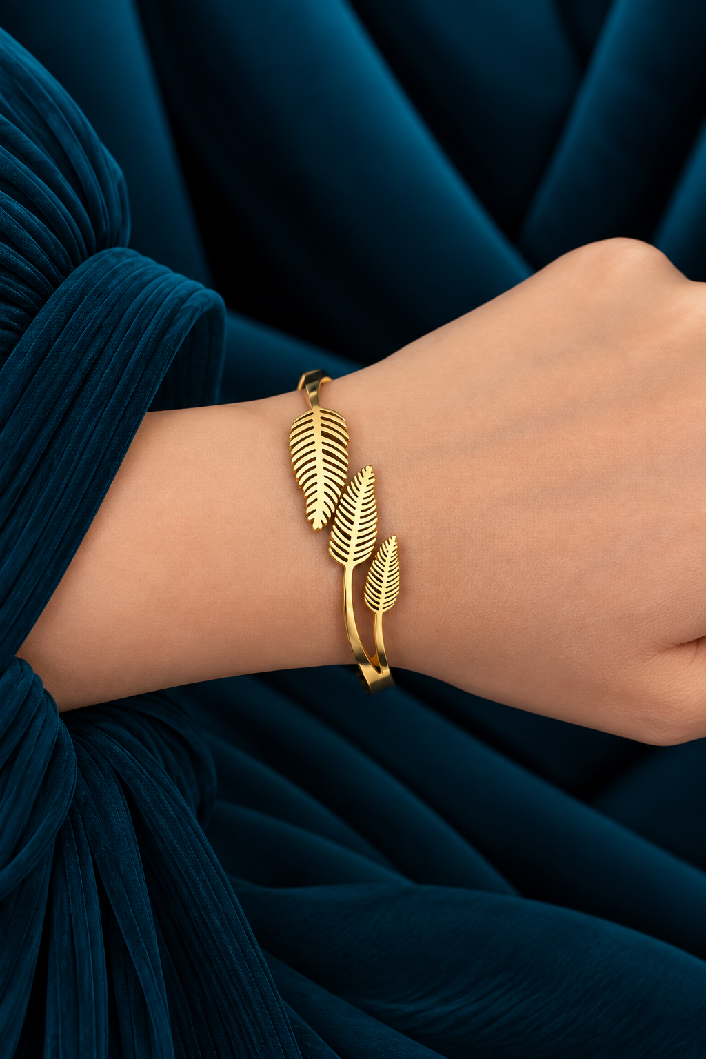 Golden Fern Bracelet