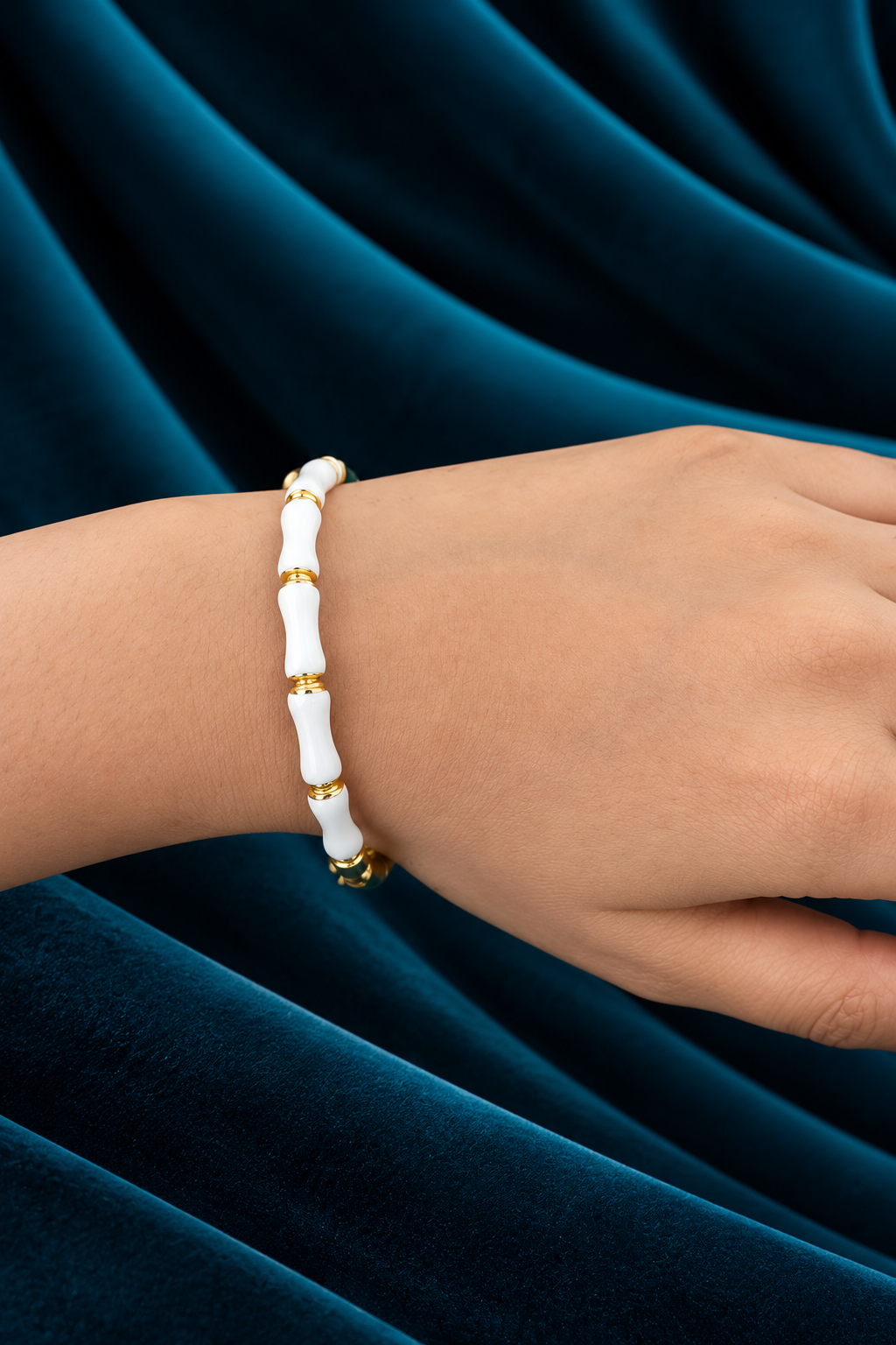 Ivory Bamboo Bracelet