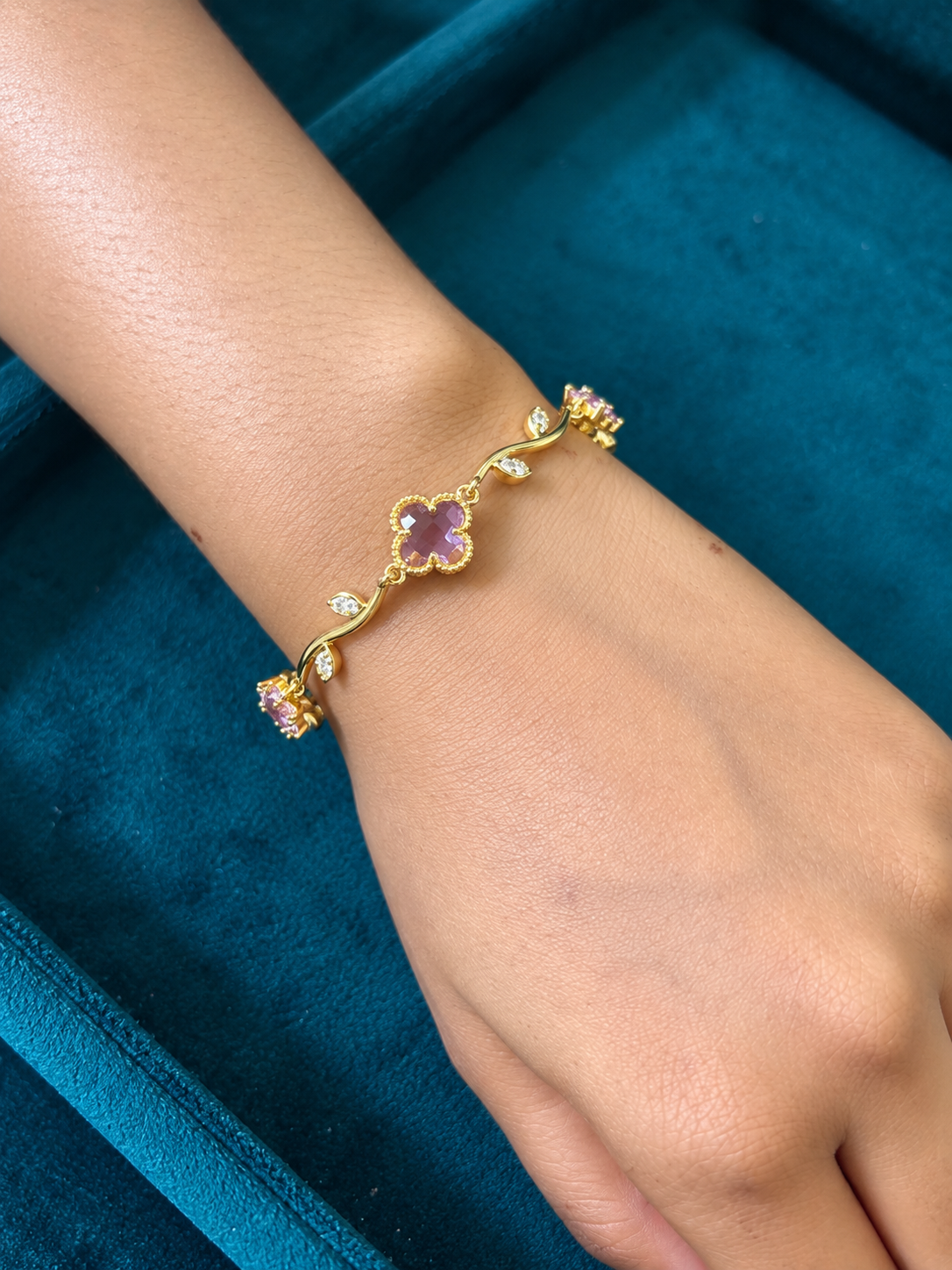 Blush Blossom Bracelet 🌸