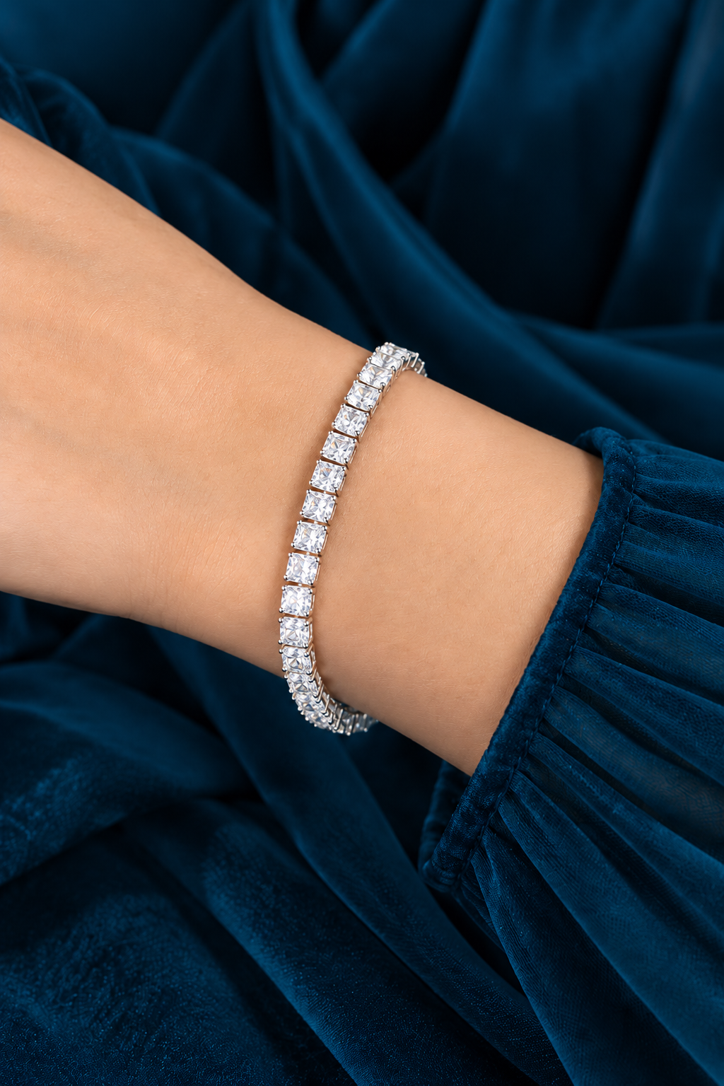 Silver Majesty Tennis Bracelet ✨