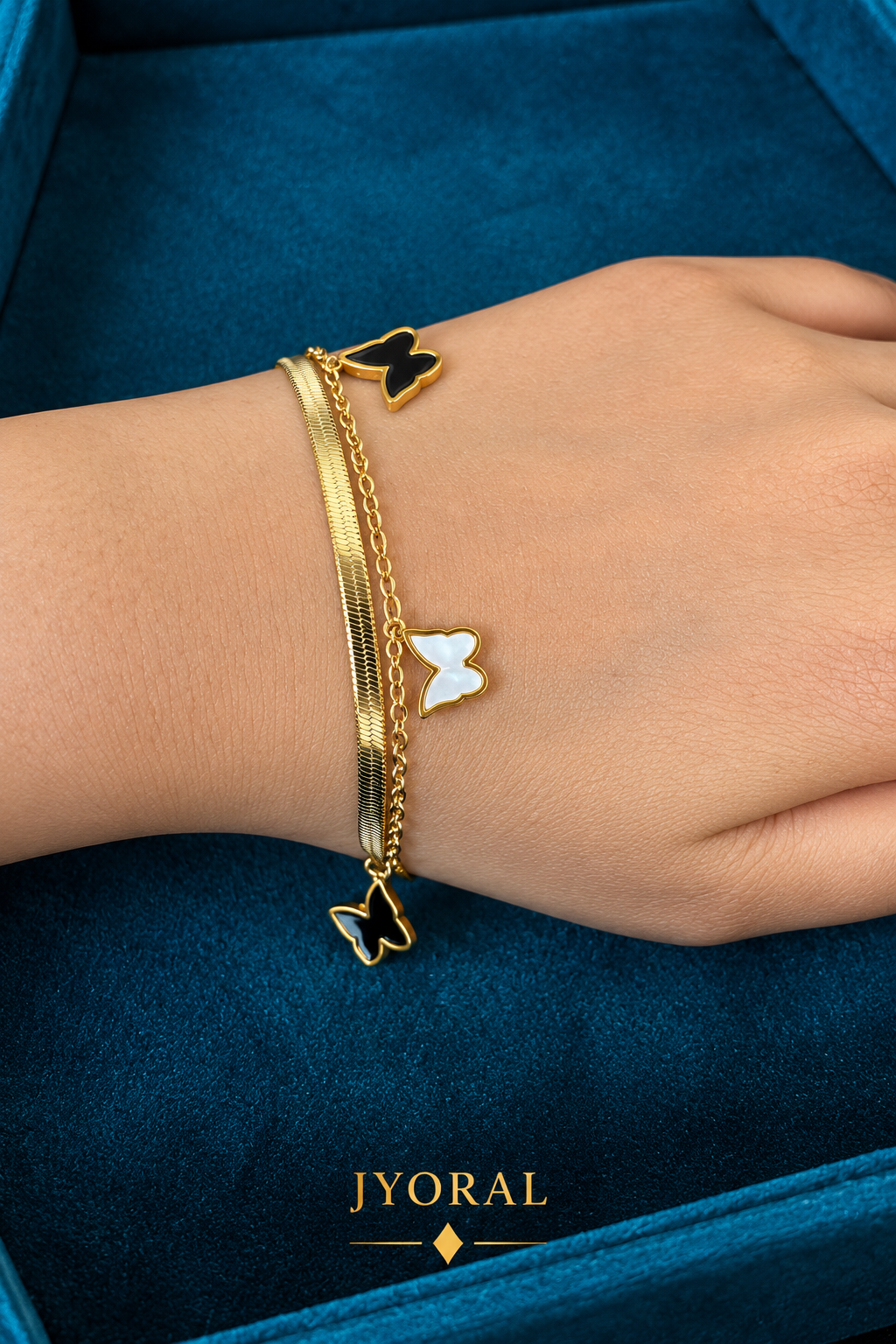 Midnight Flutter Bracelet 🦋