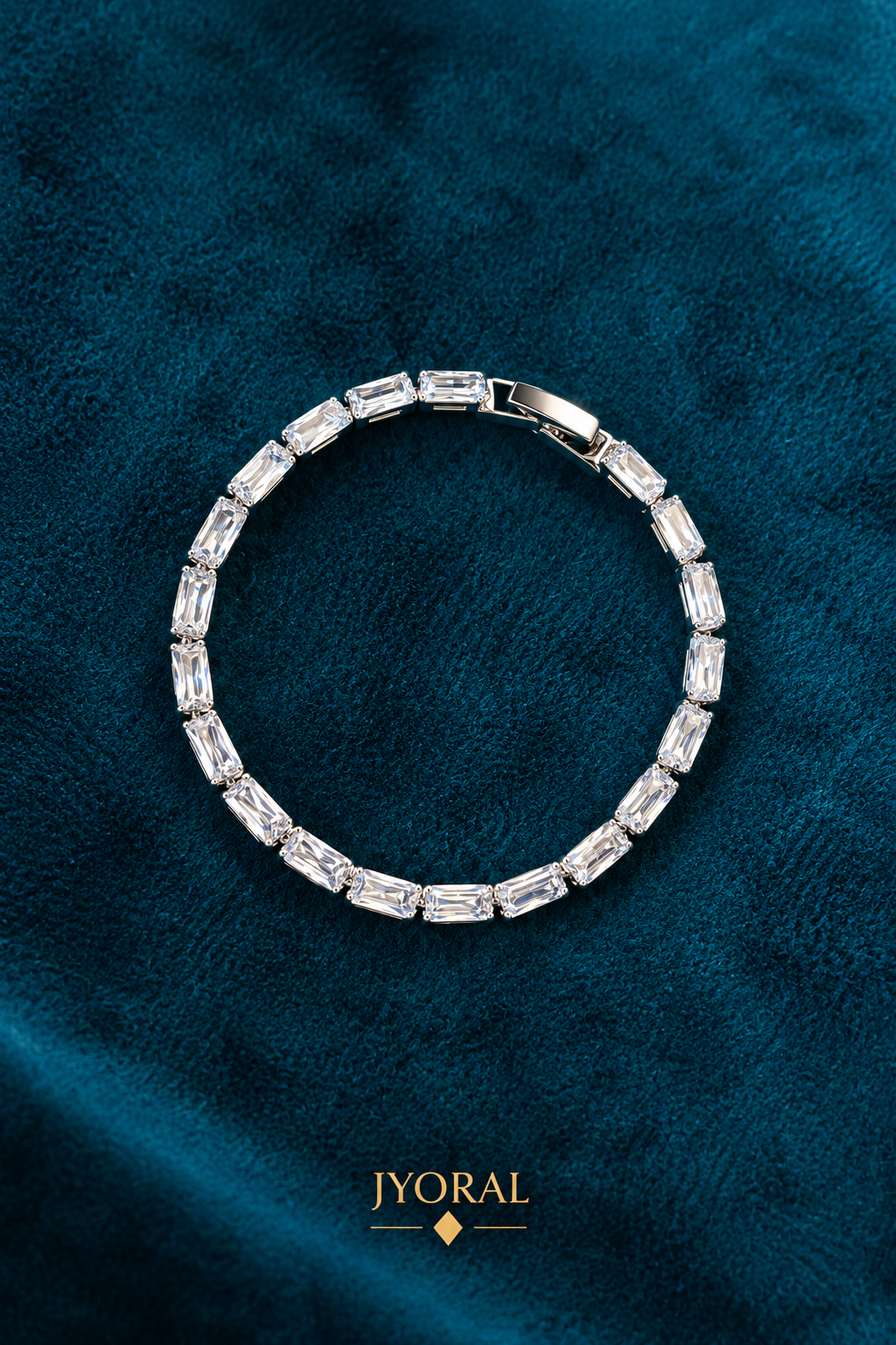 Silver Lumina Tennis Bracelet ✨