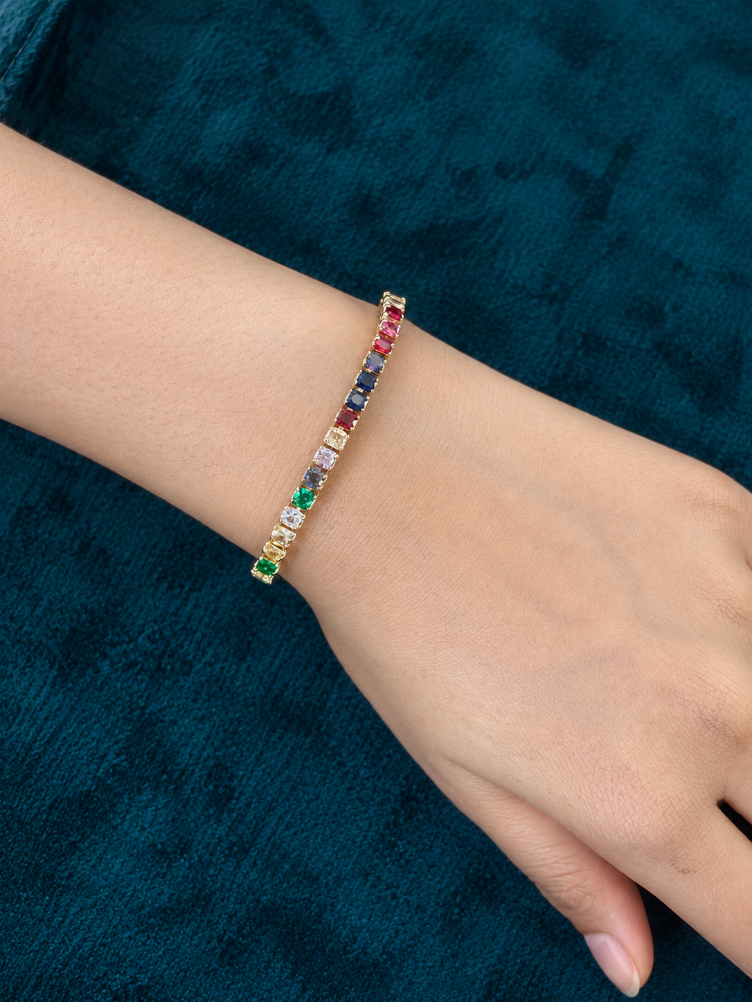 Colour Symphony Tennis Bracelet ✨