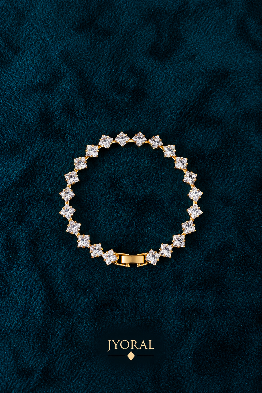 Golden Starlight Tennis Bracelet ✨