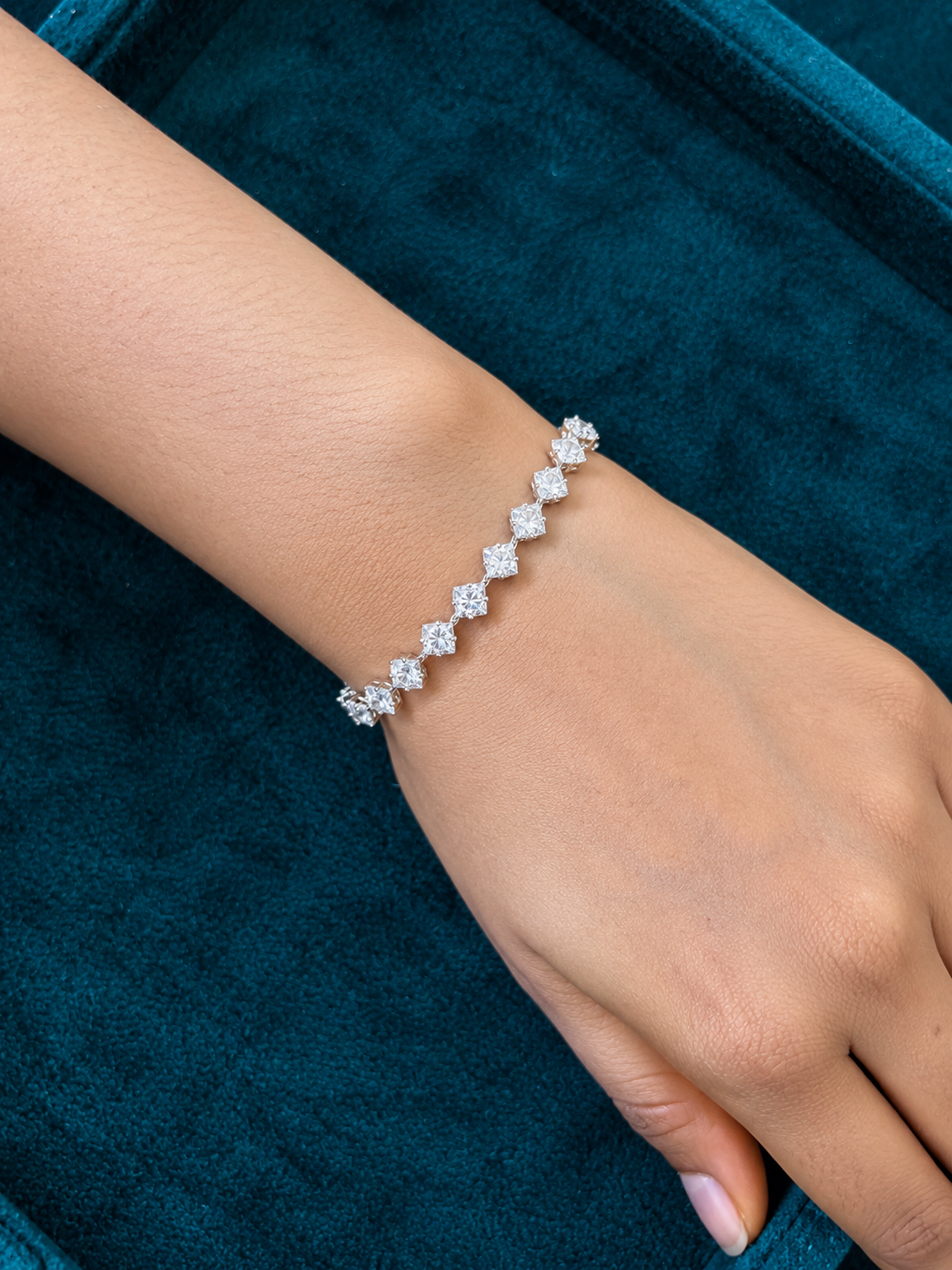 Silver Starlight Tennis Bracelet ✨