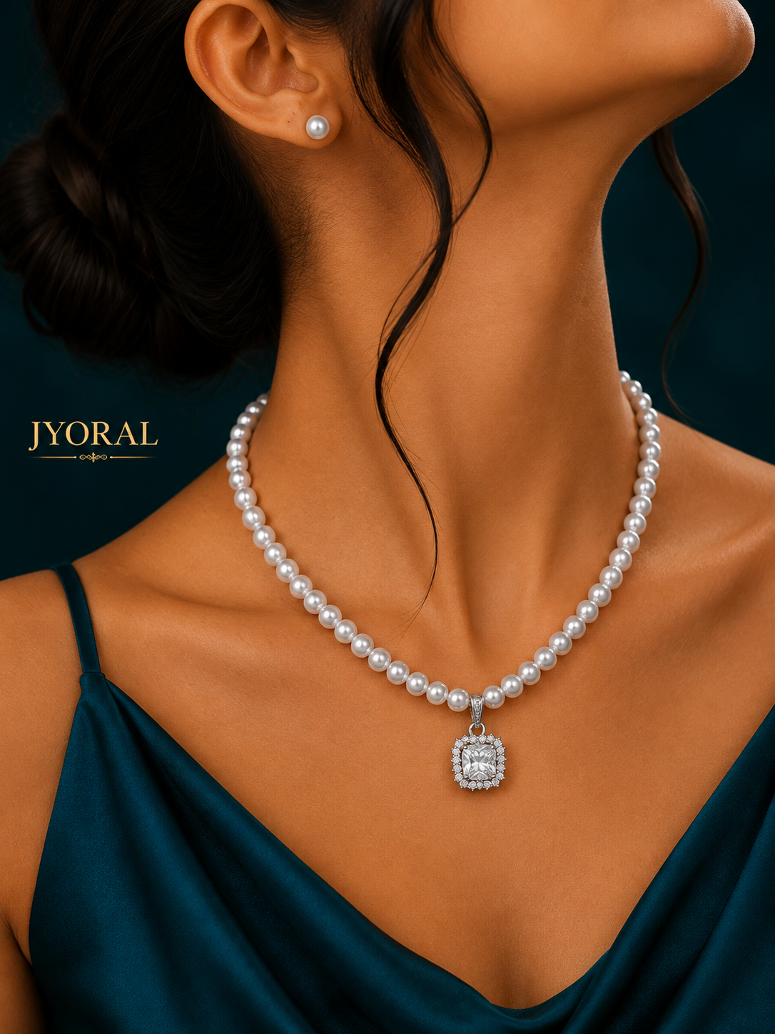 Aurielle Pearl Pendant Set