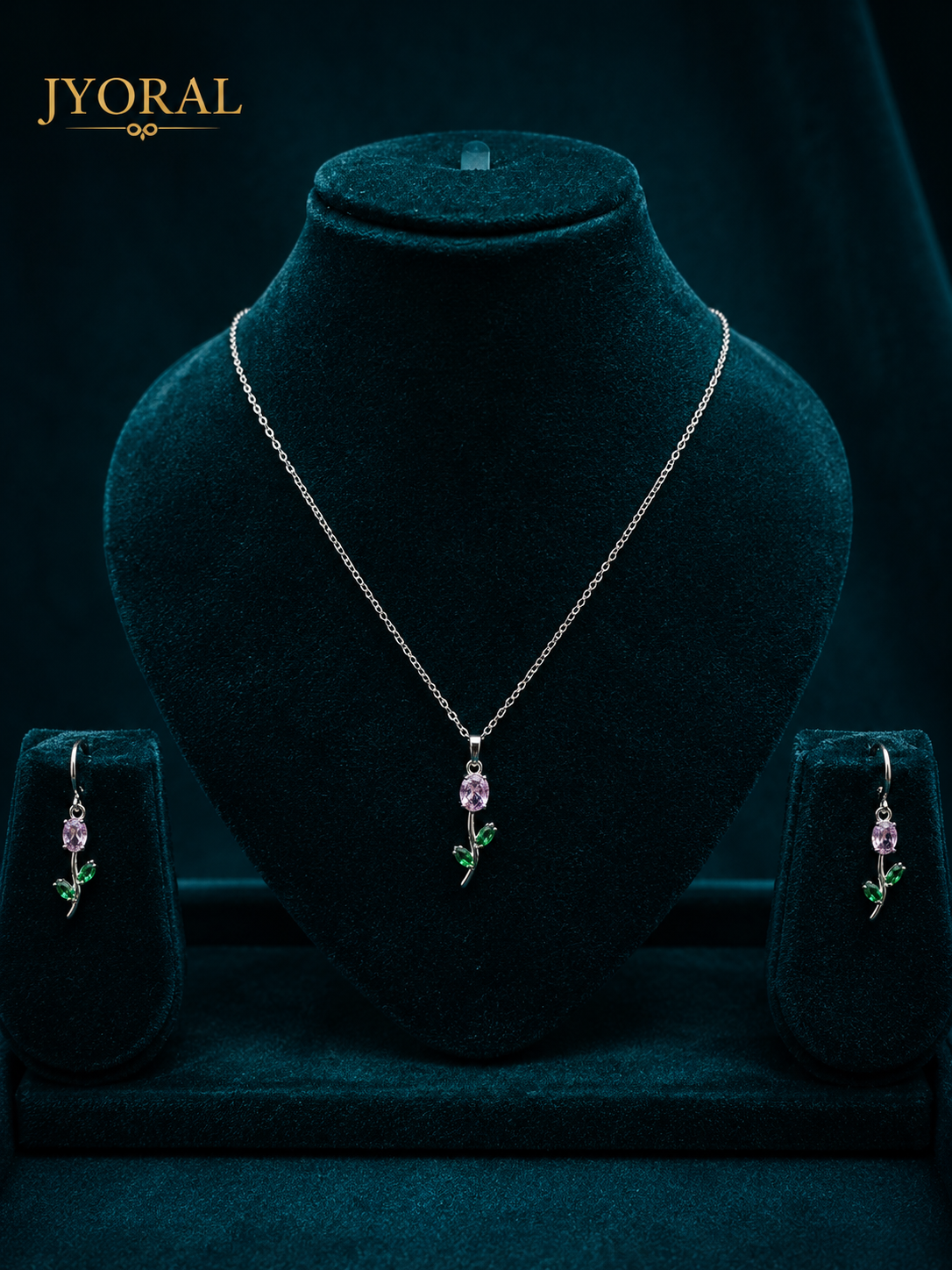 tulip Bloom Pendant Set