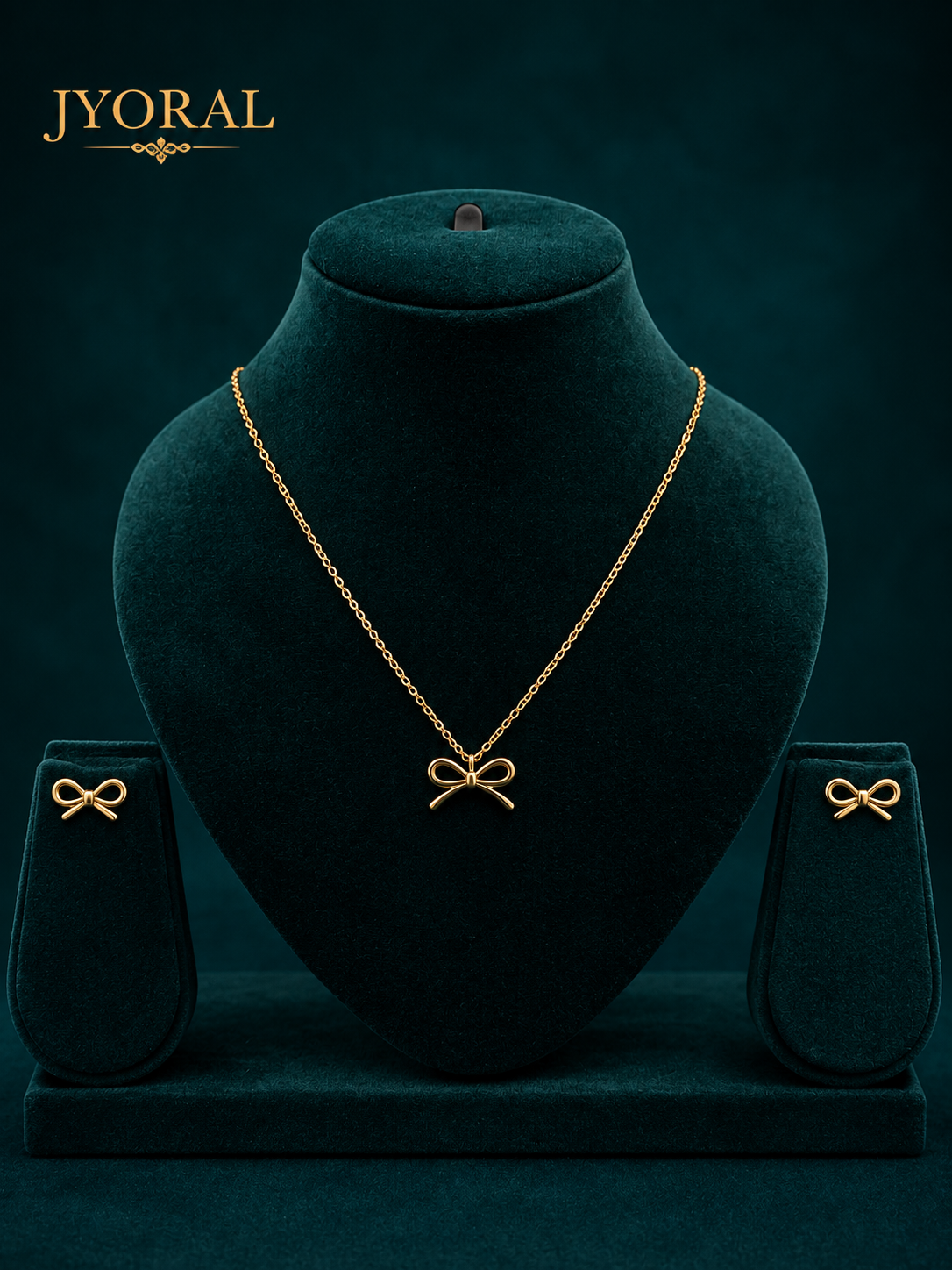 Élan Bow Necklace Set