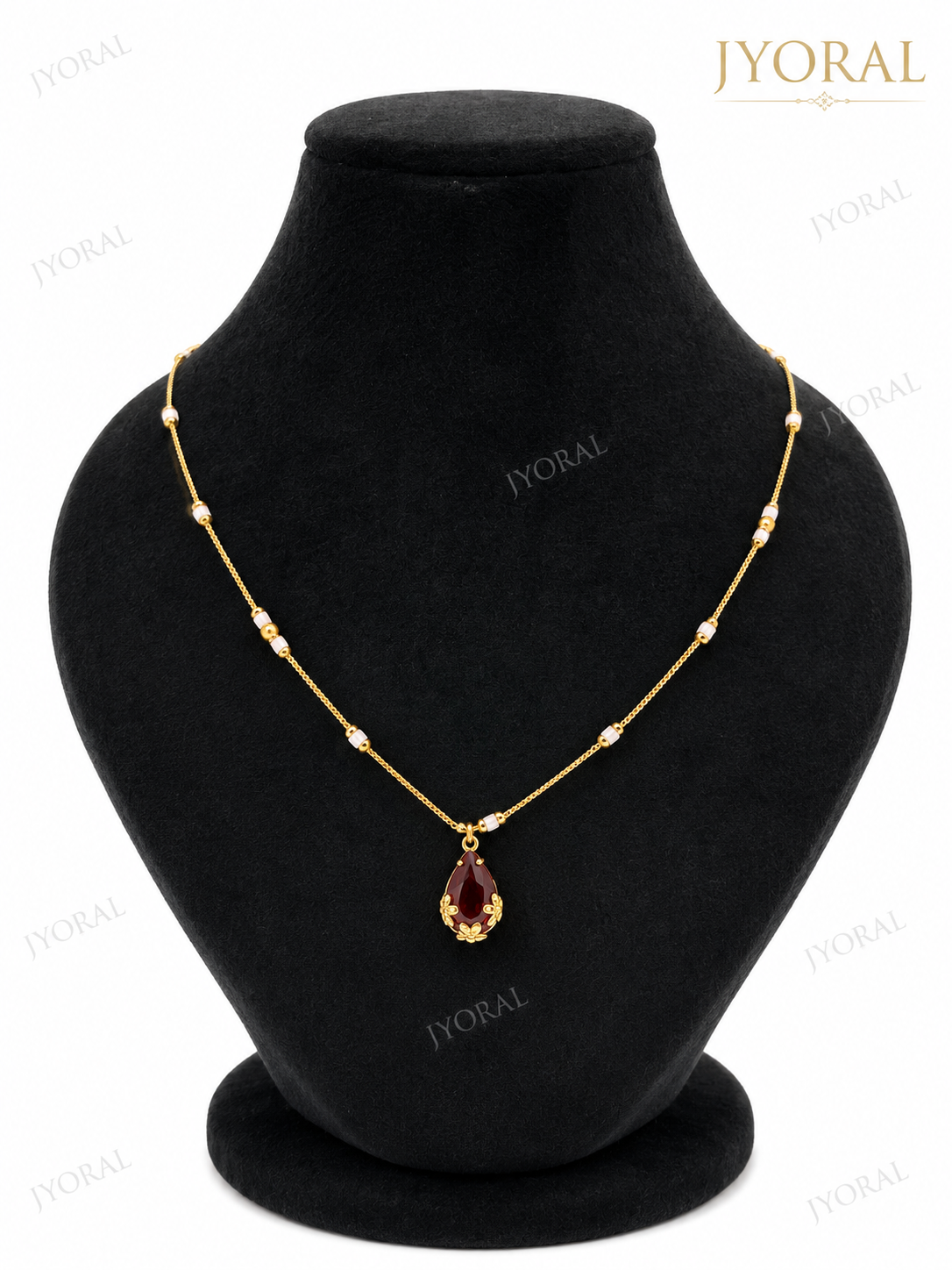 Ruby Petal Mangalsutra