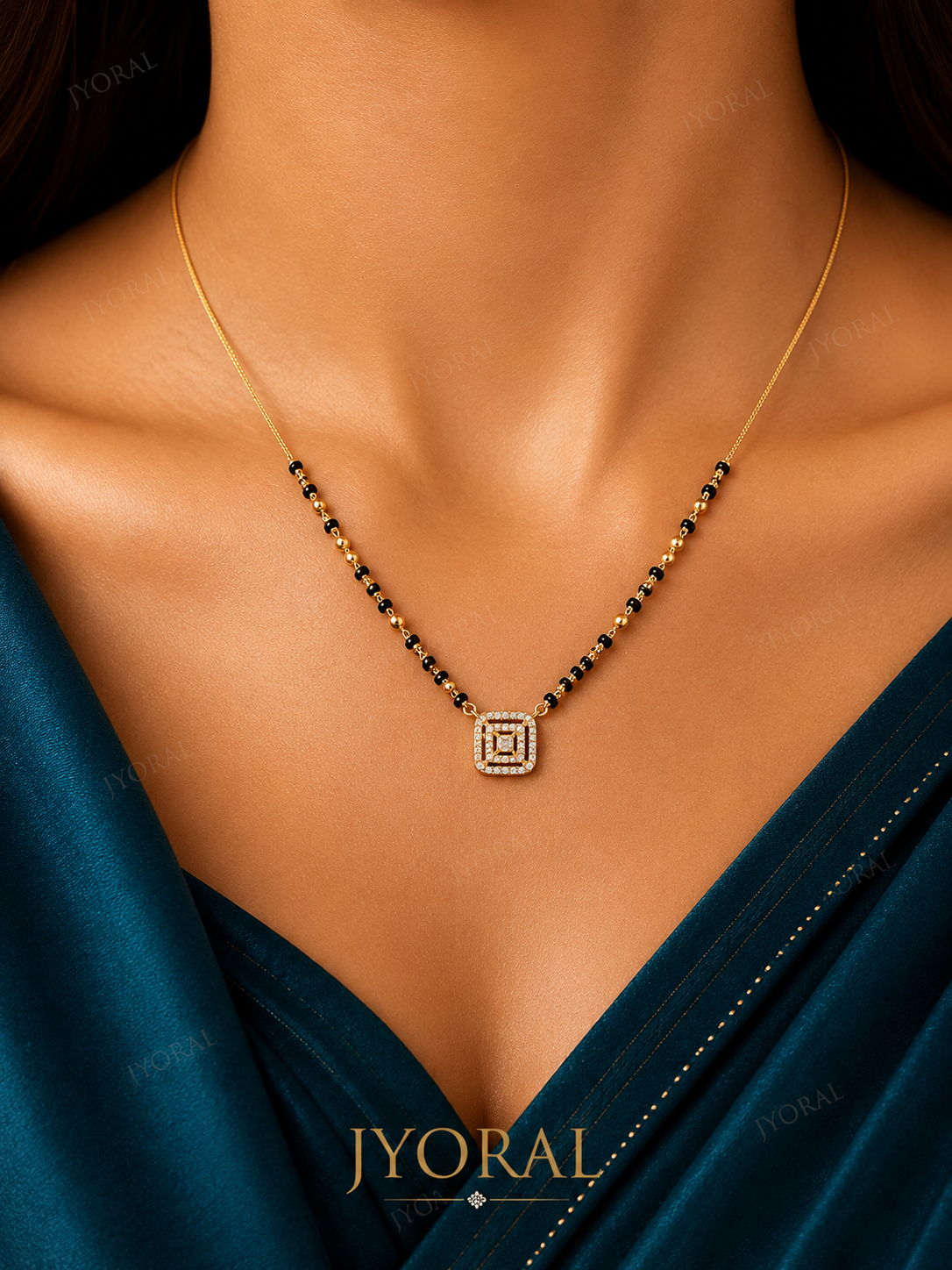 Square Radiance Mangalsutra