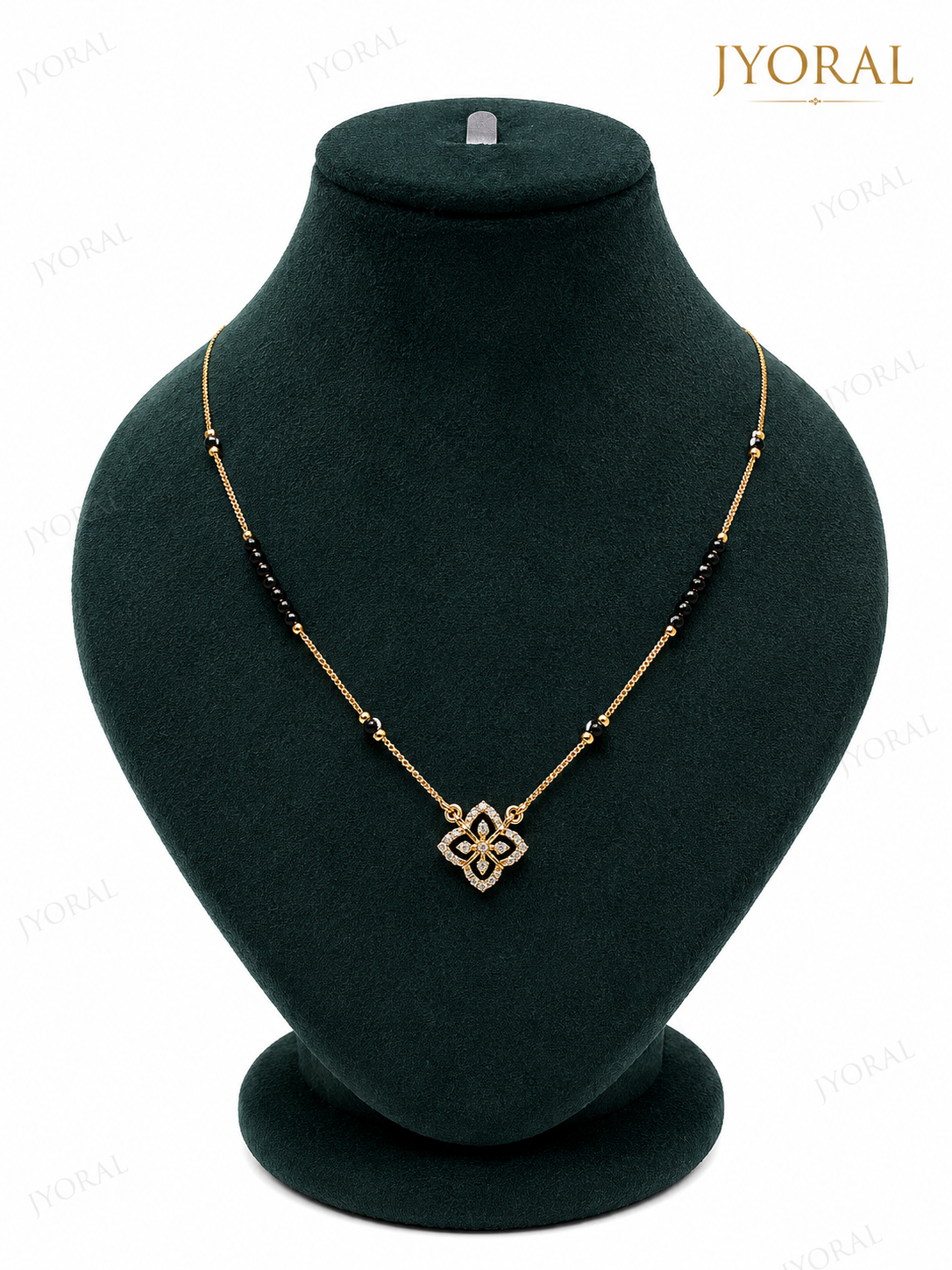Luxe Clover Mangalsutra