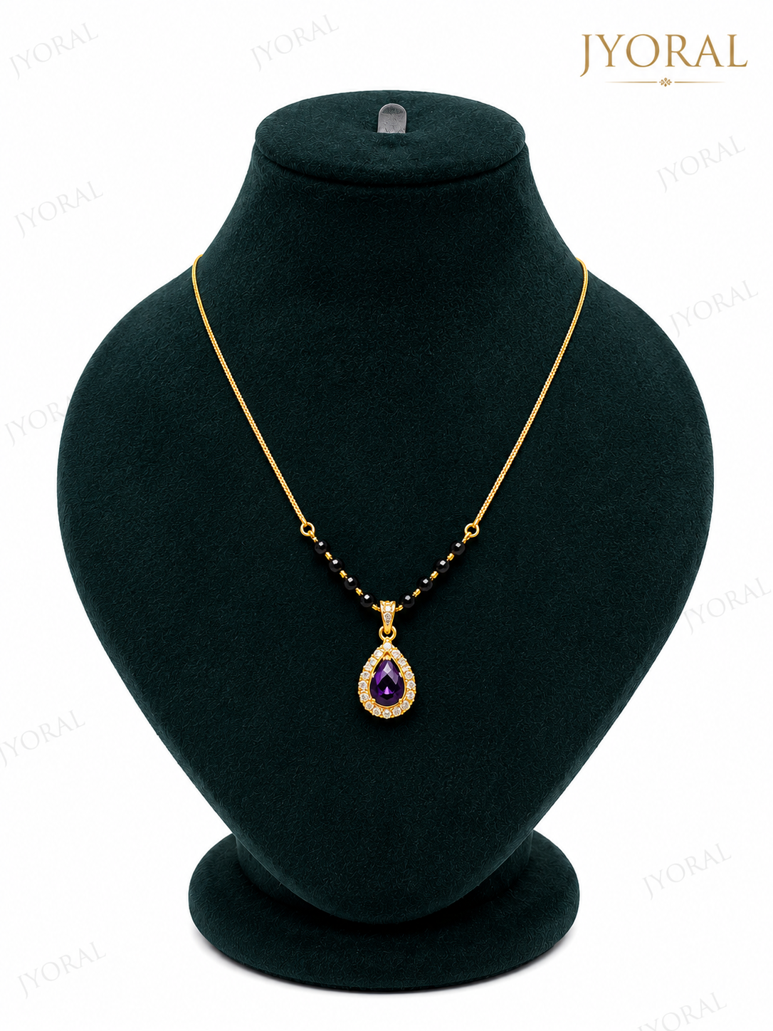 Amethyst Aura Mangalsutra