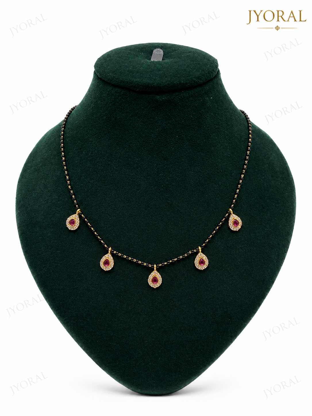 Ruby Cascade AD Mangalsutra