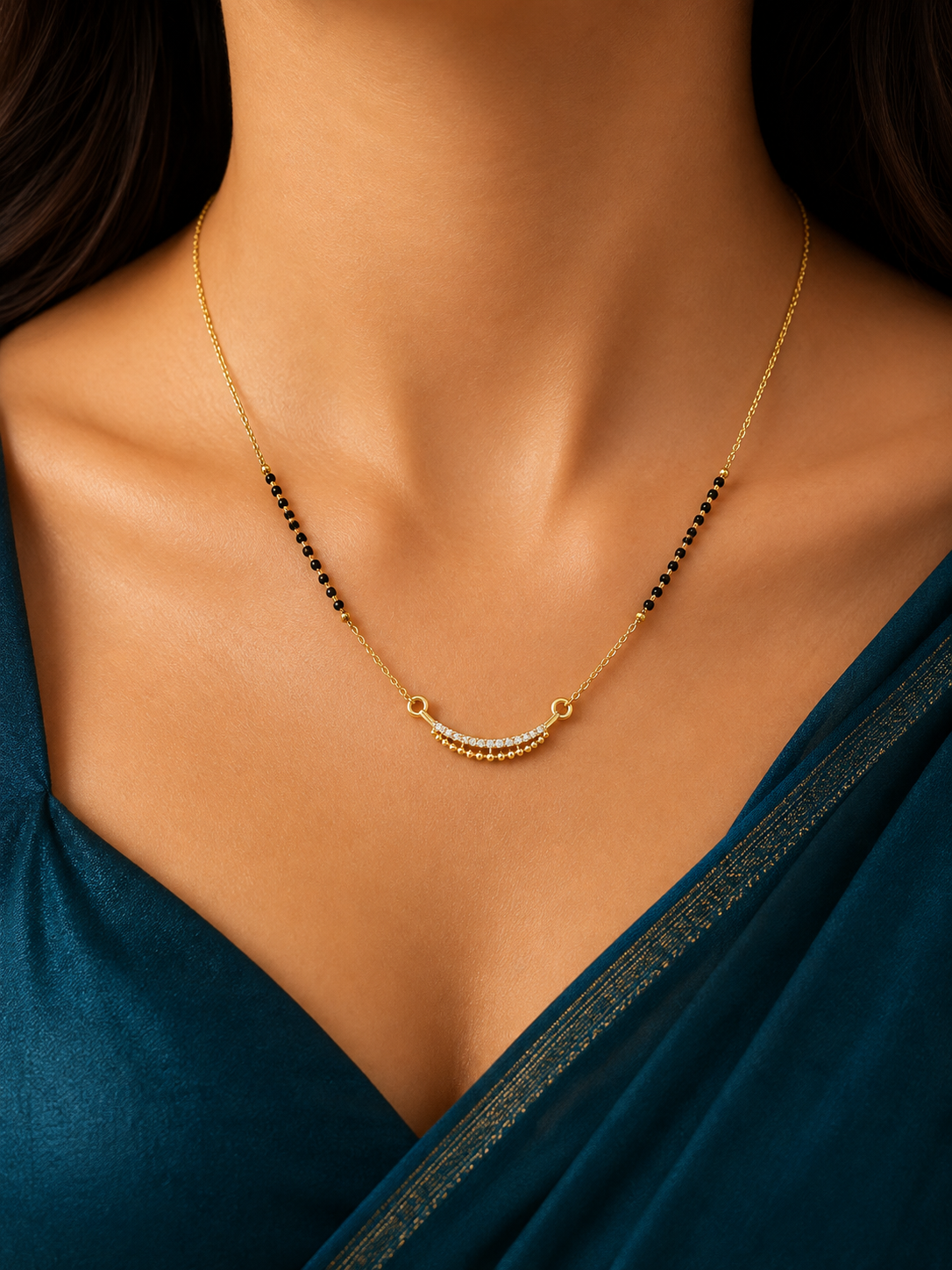 Golden Arc Mangalsutra