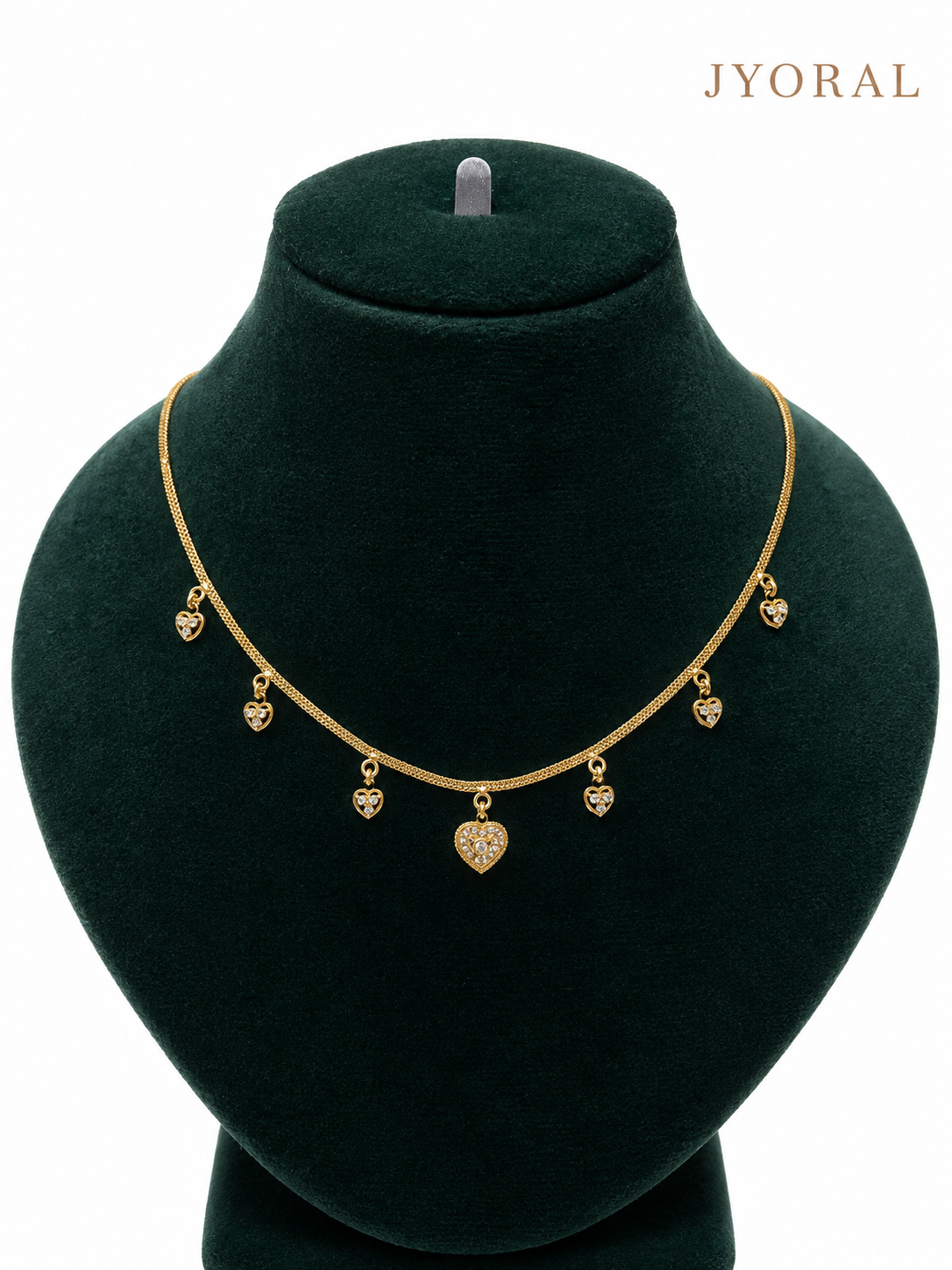 Seven Wishes Heart Necklace