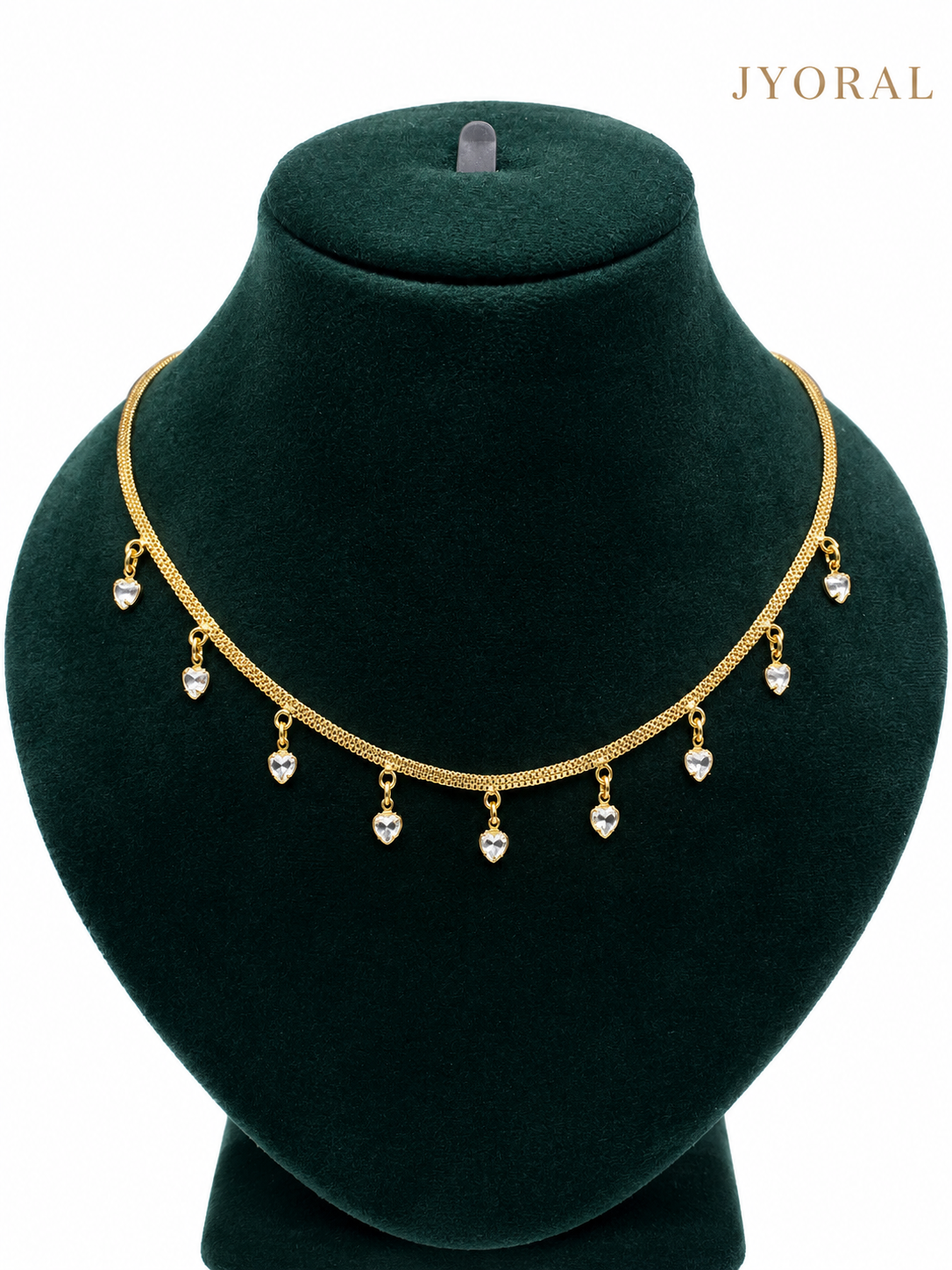 Crystal Heartfall Necklace