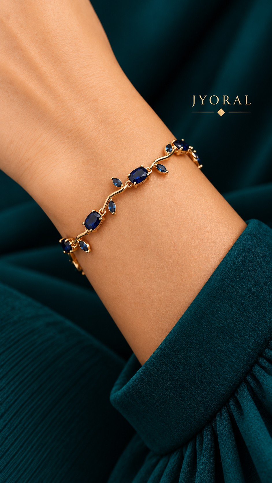 Sapphire Tulip Bracelet