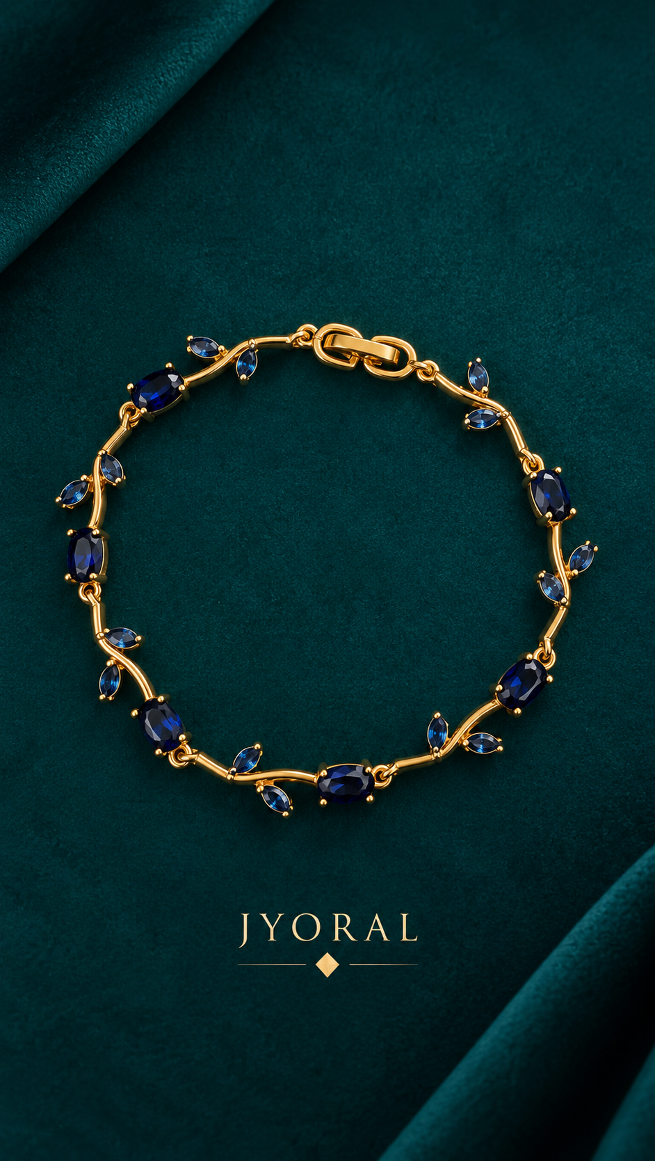 Sapphire Tulip Bracelet