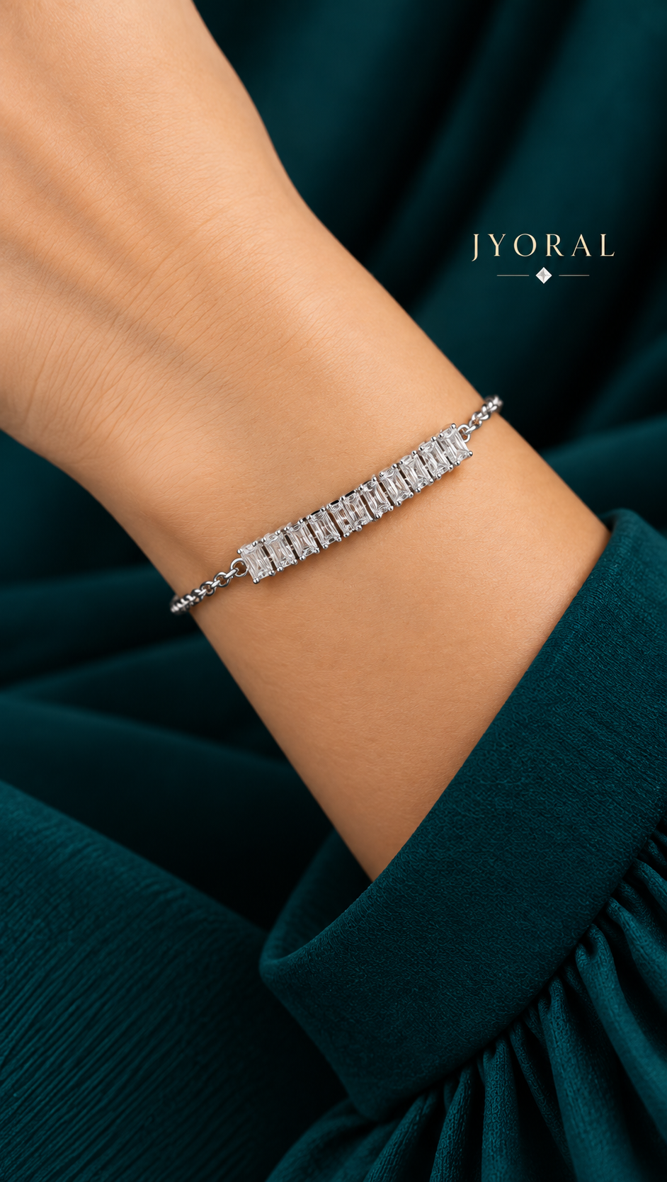 Silver Skyline Bracelet