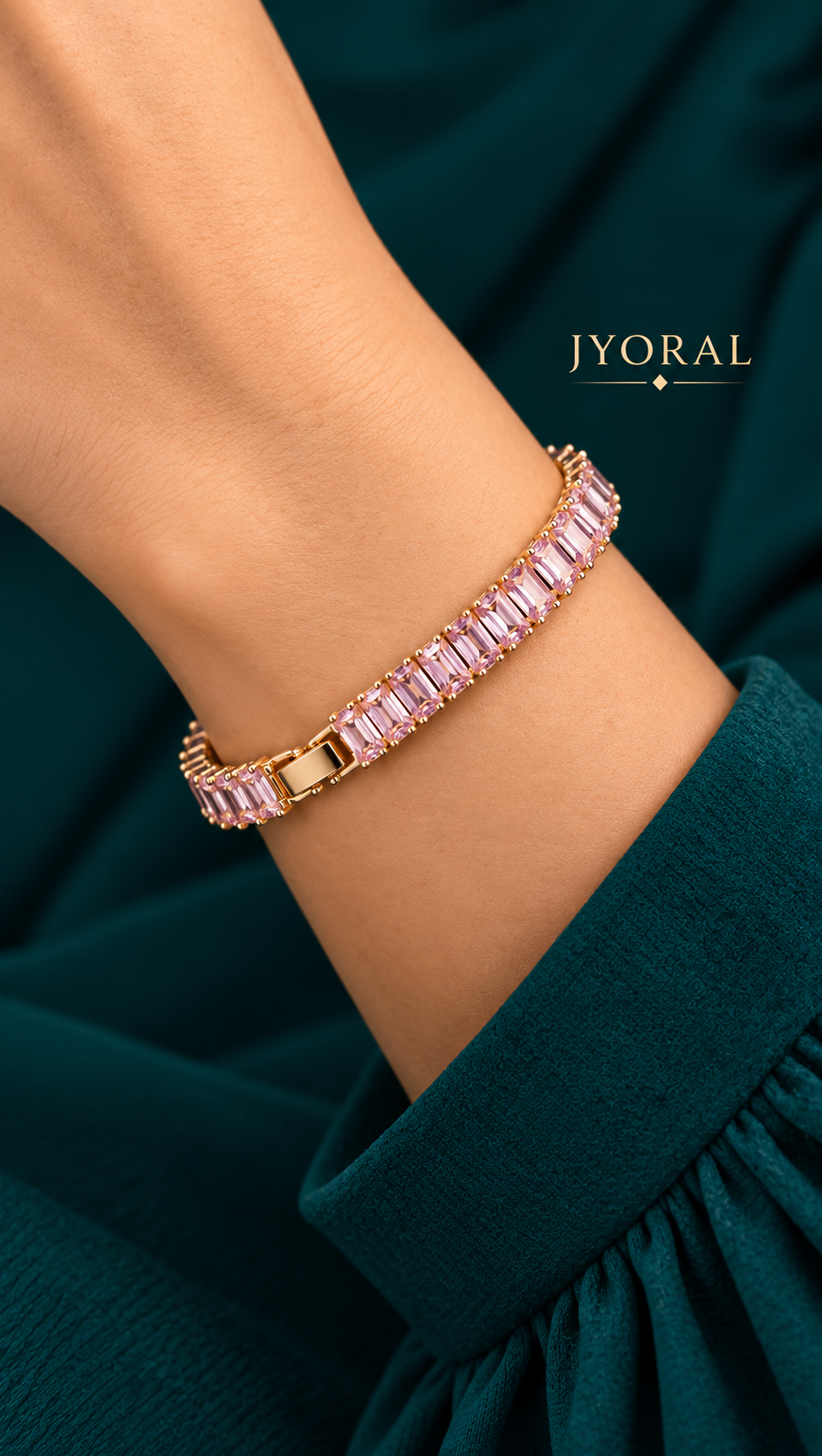 Rosé Luxe Tennis Bracelet