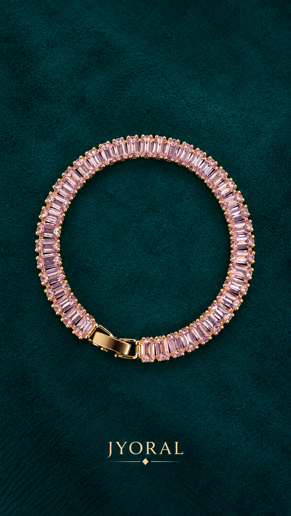 Rosé Luxe Tennis Bracelet