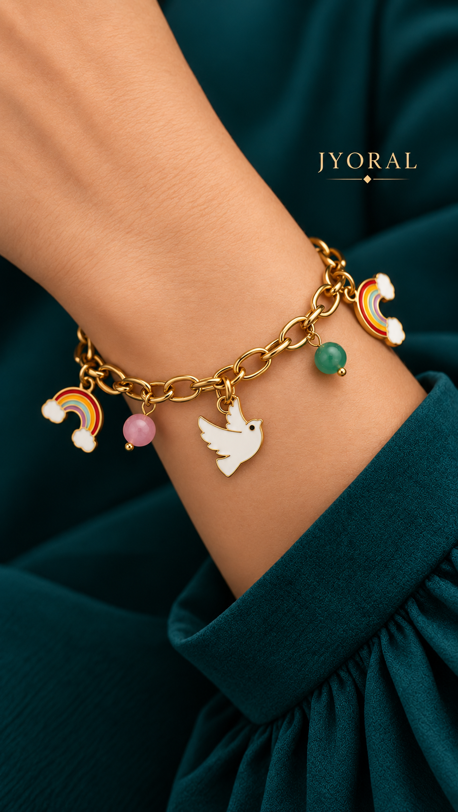 Rainbow Dream Charm Bracelet