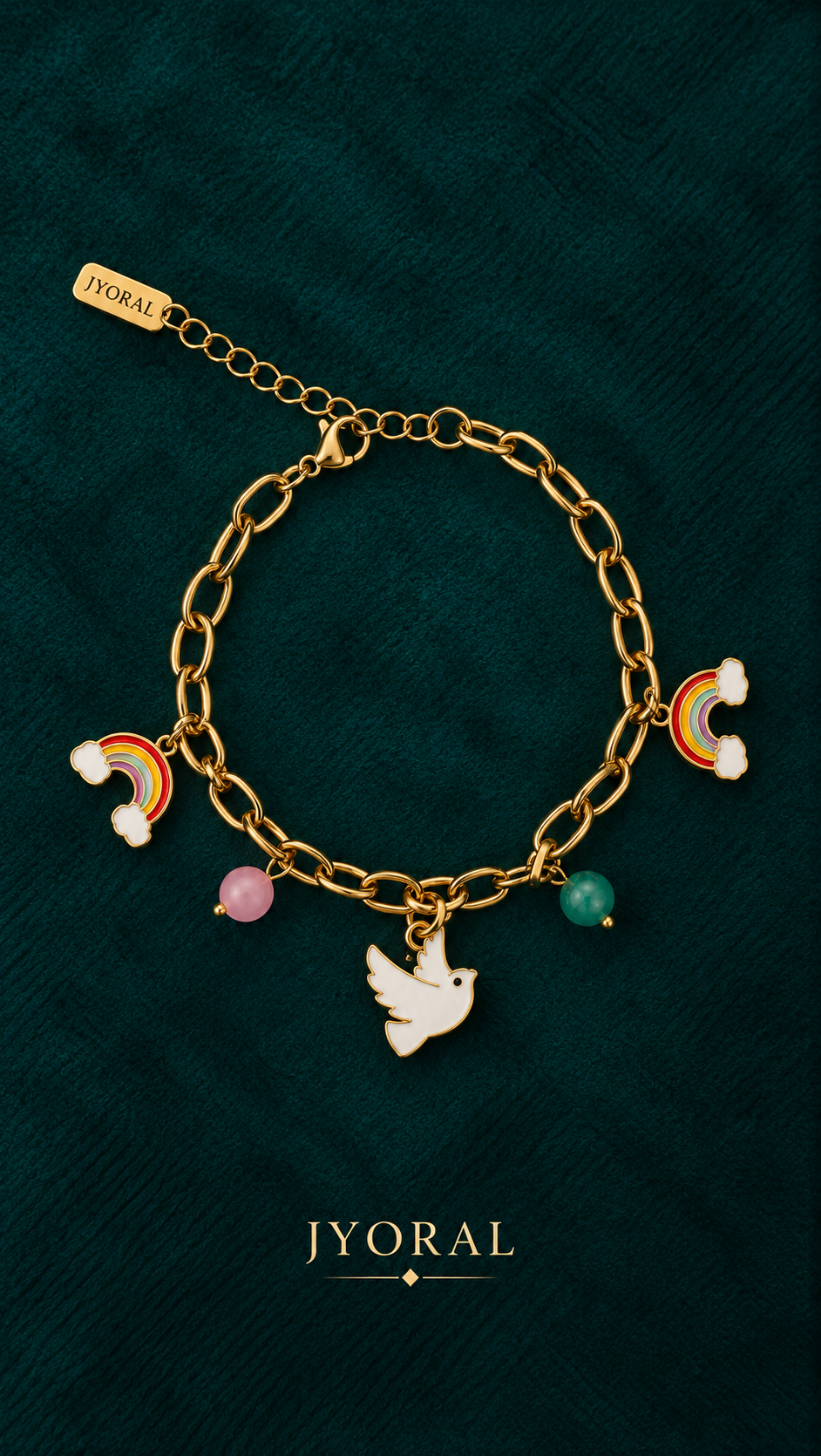 Rainbow Dream Charm Bracelet