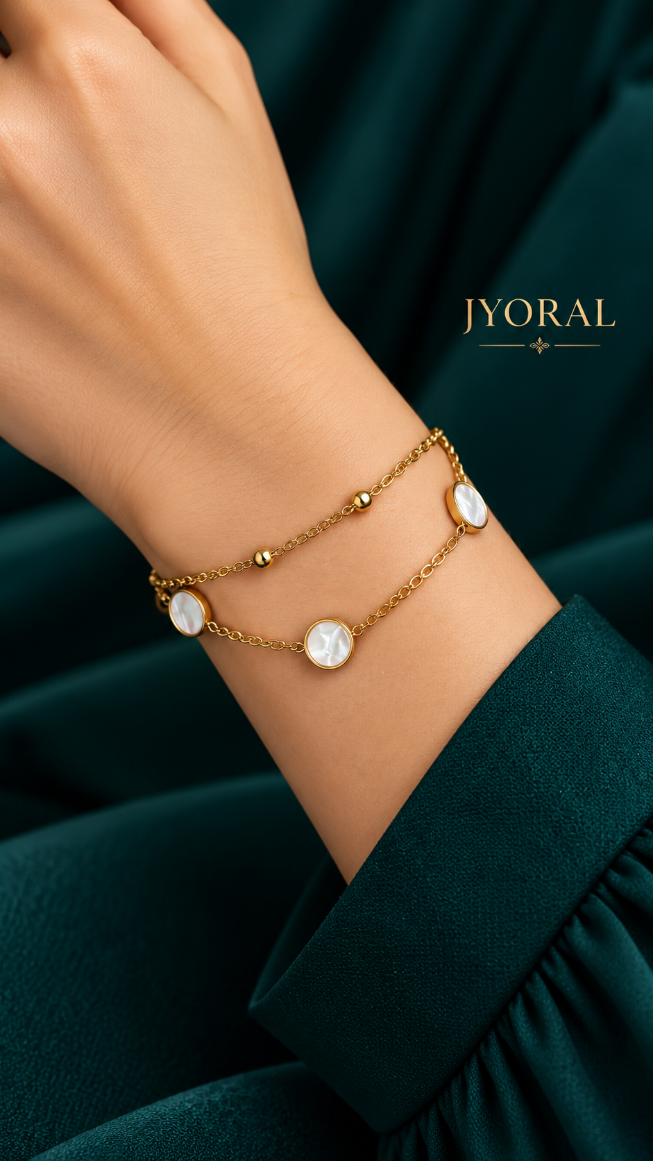 Pearl Halo Chain Bracelet