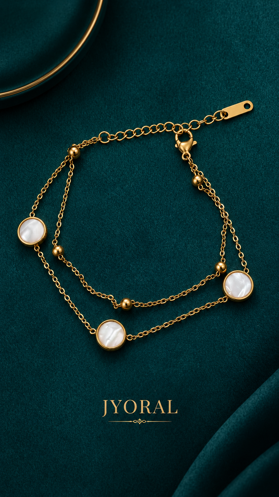 Pearl Halo Chain Bracelet