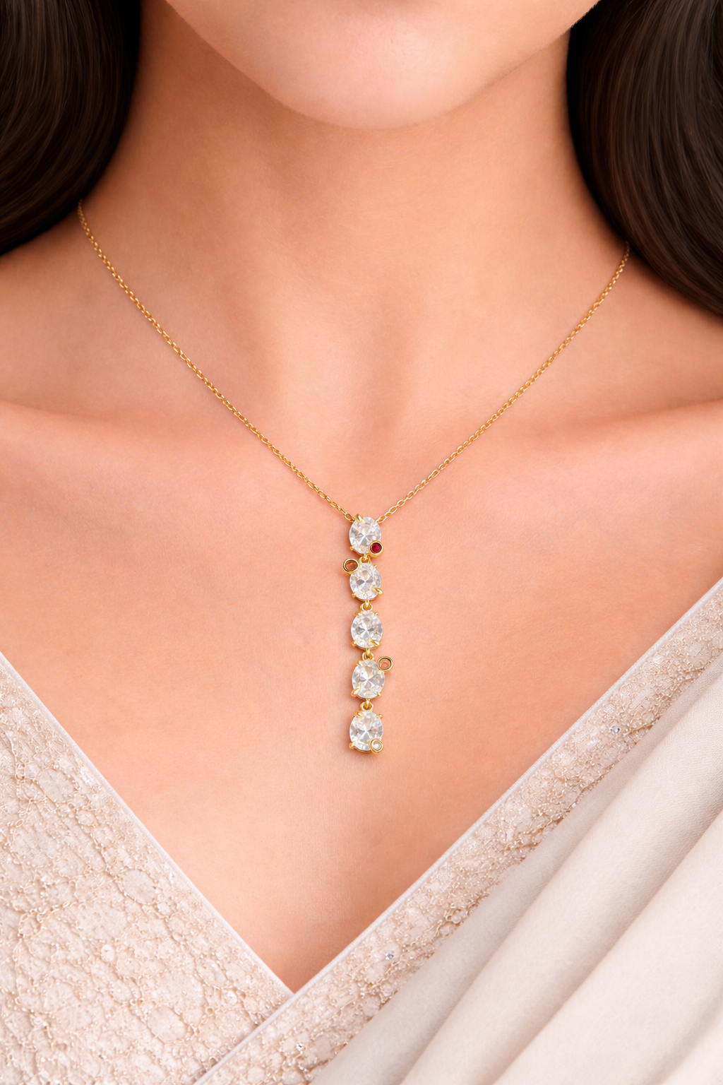Crystal Cascade Necklace