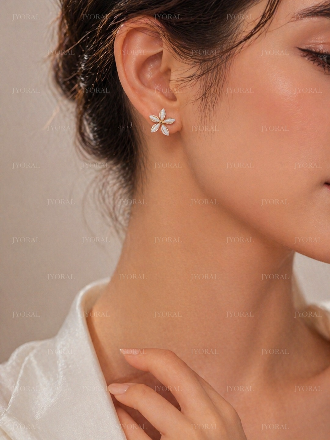 Opal Bloom Studs