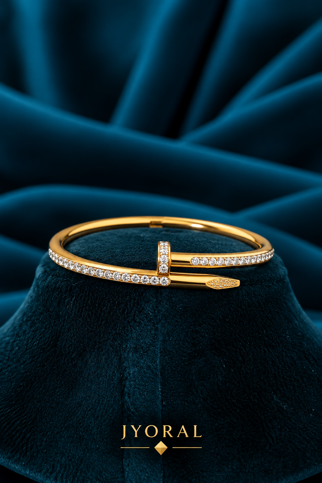 Golden Nail Bracelet