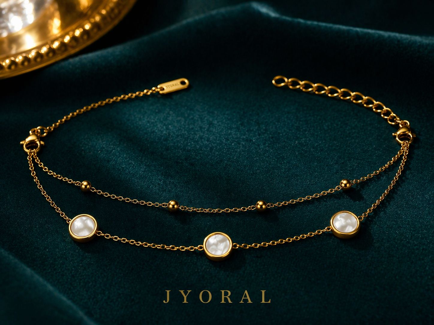 Pearl Halo Chain Bracelet