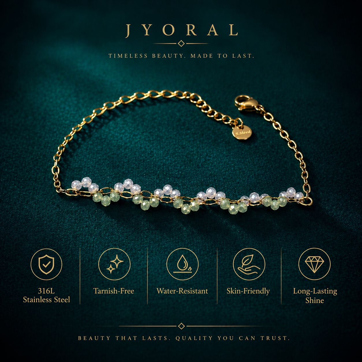 Pastel Dewdrop Bracelet